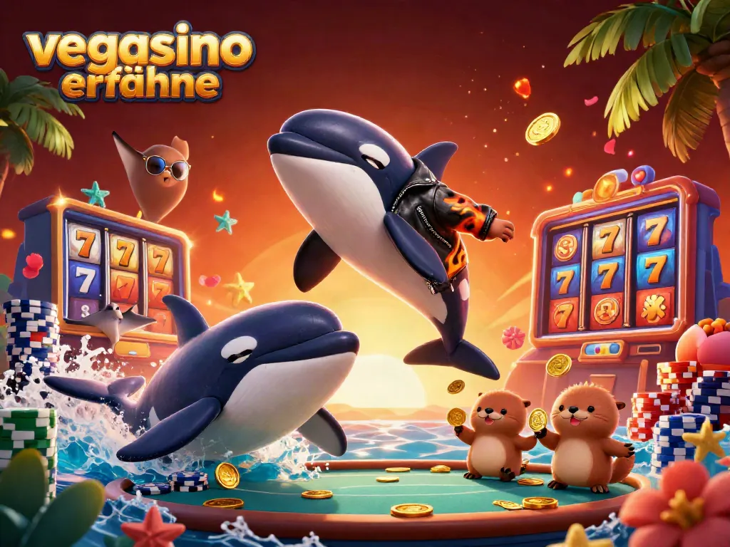 Experience the excitement of vegasino erfahrungen with vibrant 3D characters and dynamic casino elements.