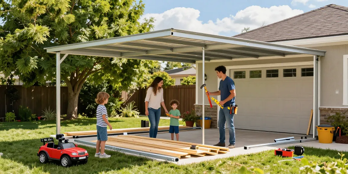 Carport im Vergleich: Effiziente Materialien und Designs für 2026